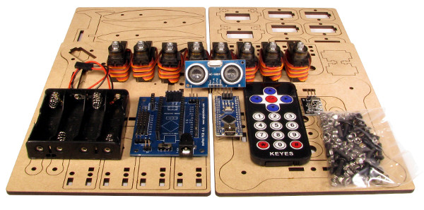 mePed v2 Quadruped Walking Arduino Robot Kit 